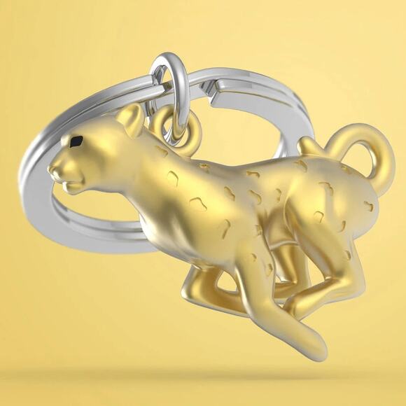 Metalmorphose Leopard Keychain in Gift Box - Picture 2 of 3